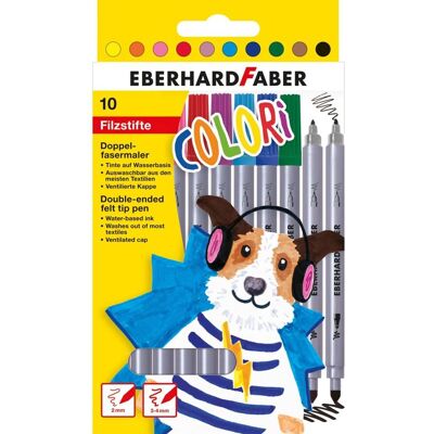Eberhard Faber EF-550010 Marqueur Duo - Multicolore Eberhard Faber EF-550010 Marqueur Duo - Multicolore
