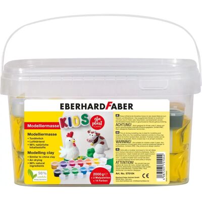 Eberhard Faber Modelliermasse 2kg Weiß - Modelliermasse Eberhard Faber Modelliermasse 2kg Weiß - Modelliermasse