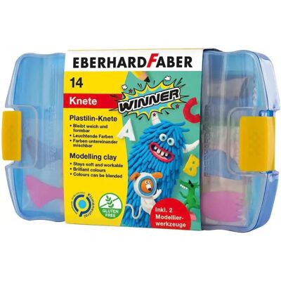 Eberhard Faber Plasticine kneddoos Winner blauw - Plasticine kneddoos Eberhard Faber Plasticine kneddoos Winner blauw - Plasticine kneddoos