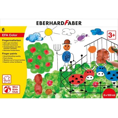 Peinture au Doigt Faber Castell Eberhard Faber EFAColor - Multicolore Peinture au Doigt Faber Castell Eberhard Faber EFAColor - Multicolore