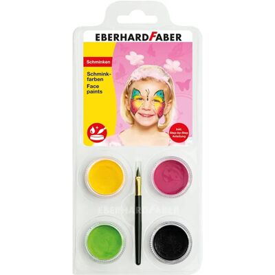 Eberhard Faber Arcmaszk Szett - 4 Szín - Pillangó - Egy Méret Eberhard Faber Arcmaszk Szett - 4 Szín - Pillangó - Egy Méret