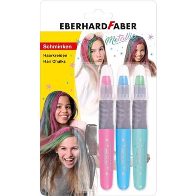 Eberhard Faber Craie pour cheveux Métallique - Kit de couleurs pour enfants Eberhard Faber Craie pour cheveux Métallique - Kit de couleurs pour enfants