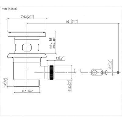 Dornbracht - 90110100100 - Chrom - Drain Assembly Dornbracht - 90110100100 - Chrom - Drain Assembly
