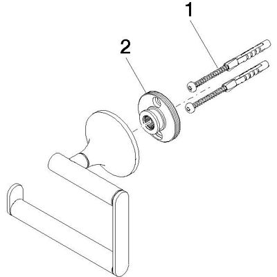 Dornbracht VAIA Papierrollenhalter - Champagne gebürstet (22kt Gold) - WC-Rollenhalter Dornbracht VAIA Papierrollenhalter - Champagne gebürstet (22kt Gold) - WC-Rollenhalter