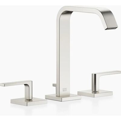 Dornbracht Waschtisch-3-Locharmatur - Modell 20713671-0 - Platin gebürstet - Mit Ablauf Dornbracht Waschtisch-3-Locharmatur - Modell 20713671-0 - Platin gebürstet - Mit Ablauf