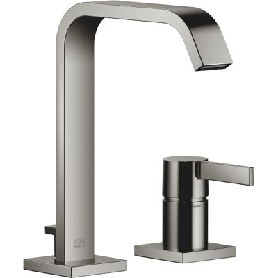 Dornbracht Modèle 29217671-19 Mitigeur double trou pour lavabo - Chrome foncé - Publicité Dornbracht Modèle 29217671-19 Mitigeur double trou pour lavabo - Chrome foncé - Publicité