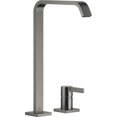 Dornbracht Platine foncé brossé mitigeur lavabo deux trous - Robinet de salle de bain - Publicité Dornbracht Platine foncé brossé mitigeur lavabo deux trous - Robinet de salle de bain - Publicité