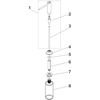 Dornbracht - VAIA 82434809 - Platin - Seifenspender Dornbracht - VAIA 82434809 - Platin - Seifenspender