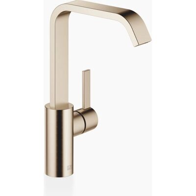 Dornbracht Light Gold gebürstet Waschtisch-Armatur mit hohem Auslauf - Badezimmerarmatur Dornbracht Light Gold gebürstet Waschtisch-Armatur mit hohem Auslauf - Badezimmerarmatur
