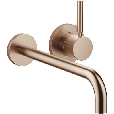 Dornbracht Bronze gebürstet Wand-Armatur - Einhand, 90° Biegeradius, 250mm Ausladung - Wand-Armatur Dornbracht Bronze gebürstet Wand-Armatur - Einhand, 90° Biegeradius, 250mm Ausladung - Wand-Armatur