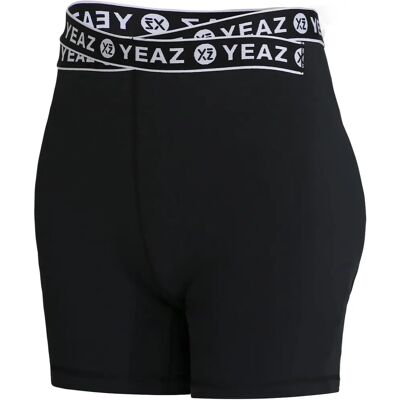 YEAZ Shorts REVOLUTE - Schwarz - Hoher Bund - Vielseitige Sporthose YEAZ Shorts REVOLUTE - Schwarz - Hoher Bund - Vielseitige Sporthose