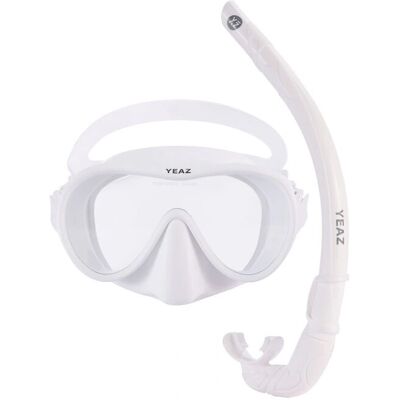Yeaz Ocean Vibes Snorkel Mask - Unisex - White Yeaz Ocean Vibes Snorkel Mask - Unisex - White