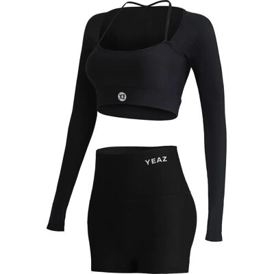 Yeaz Unisex Sporthose Set Long Top Shorts XL - Sportbekleidung Yeaz Unisex Sporthose Set Long Top Shorts XL - Sportbekleidung