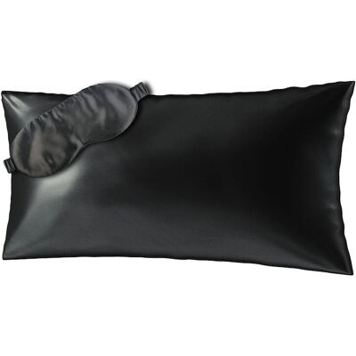 Ailoria Modell 40x80 Schwarzes Seidenset - Bettwäsche Ailoria Modell 40x80 Schwarzes Seidenset - Bettwäsche