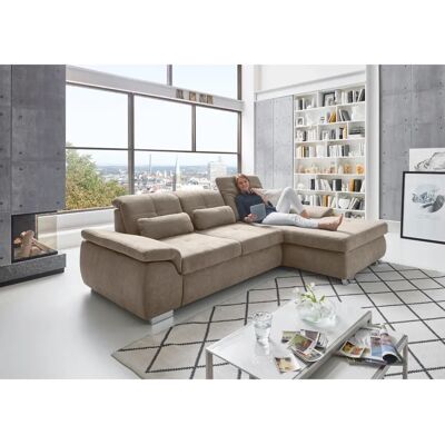 DIE PLANBAR L-Form braun Sofa - Couch DIE PLANBAR L-Form braun Sofa - Couch