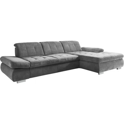 DIE PLANBAR MP-IN17004 - Graues Sofa mit Relaxfunktion & Bett DIE PLANBAR MP-IN17004 - Graues Sofa mit Relaxfunktion & Bett
