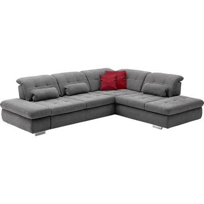 DIE PLANBAR L-Form grau Chenille Sofa - Lounge- & Wohnzimmermöbel DIE PLANBAR L-Form grau Chenille Sofa - Lounge- & Wohnzimmermöbel