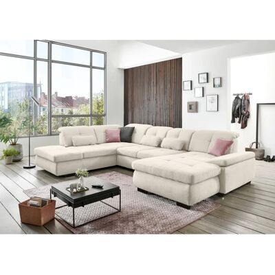 DIE PLANBAR L-Form Sofa - Armlehne rechts - Beige (natur) - Sofa DIE PLANBAR L-Form Sofa - Armlehne rechts - Beige (natur) - Sofa