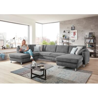 DIE PLANBAR U-Form Microfaser Couch - Sofa DIE PLANBAR U-Form Microfaser Couch - Sofa