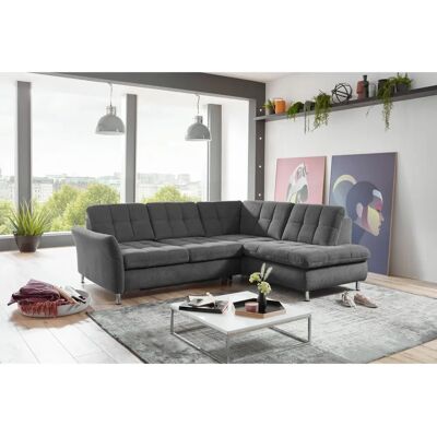 DIE PLANBAR MP-IN20016 L-Form Sofa - Chenille, Linke Armlehne, Ohne Bettfunktion DIE PLANBAR MP-IN20016 L-Form Sofa - Chenille, Linke Armlehne, Ohne Bettfunktion
