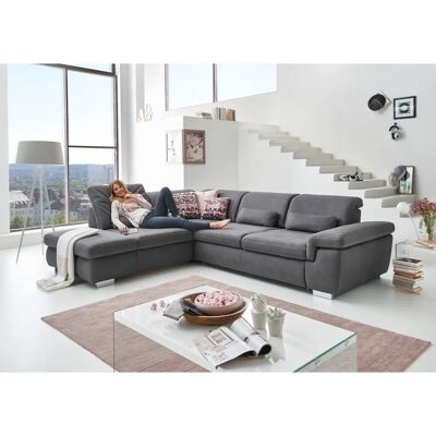 DIE PLANBAR MP-IN17041 L-Form Sofa - Mikrofaser Lederoptik DIE PLANBAR MP-IN17041 L-Form Sofa - Mikrofaser Lederoptik