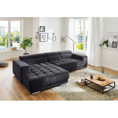 DIE PLANBAR MP-IN15053 Velours Sofa - 3-Sitzer, Struktur DIE PLANBAR MP-IN15053 Velours Sofa - 3-Sitzer, Struktur