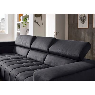 DIE PLANBAR MP-IN15053 L-Form Sofa - Mikrofaser, Kopfteil, Ottomane links DIE PLANBAR MP-IN15053 L-Form Sofa - Mikrofaser, Kopfteil, Ottomane links