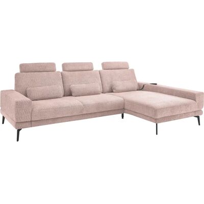 Musterring - SO 3600 - Kama rose - Ottomane rechts - Sofa Musterring - SO 3600 - Kama rose - Ottomane rechts - Sofa