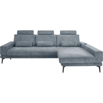Musterring - SO 3600 - Kama blau - Ottomane rechts - Sofa Musterring - SO 3600 - Kama blau - Ottomane rechts - Sofa