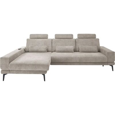 SET ONE BY MUSTERRING - SO 3600 - Kama stone - Linke Ottomane - Sofa SET ONE BY MUSTERRING - SO 3600 - Kama stone - Linke Ottomane - Sofa