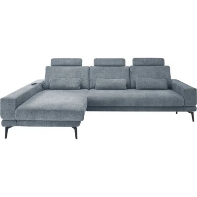 Musterring - SO 3600 - Kama blue - Ottomane links - Ecksofa Musterring - SO 3600 - Kama blue - Ottomane links - Ecksofa