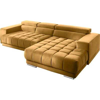 DIE PLANBAR MP-IN15053 - curry - Ottomane rechts - Sofa DIE PLANBAR MP-IN15053 - curry - Ottomane rechts - Sofa