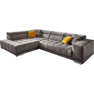 DIE PLANBAR - MP-IN15053 L-Form - Grau - Sofa DIE PLANBAR - MP-IN15053 L-Form - Grau - Sofa