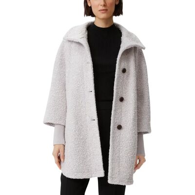 Comma 44 Creme Teddy Fleece Jacke - Jacke Comma 44 Creme Teddy Fleece Jacke - Jacke