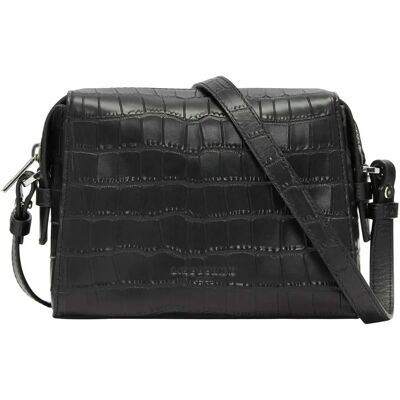 Liebeskind Berlin LOU 2 NOWY CROCO Torebka na Ramię Czarna Liebeskind Berlin LOU 2 NOWY CROCO Torebka na Ramię Czarna