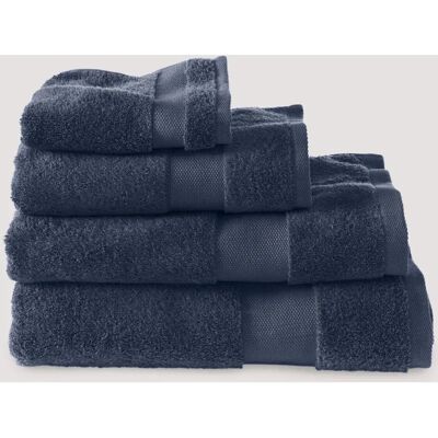 hessnatur - Frottier Handtuch Bio Baumwolle - Blau - Towel hessnatur - Frottier Handtuch Bio Baumwolle - Blau - Towel