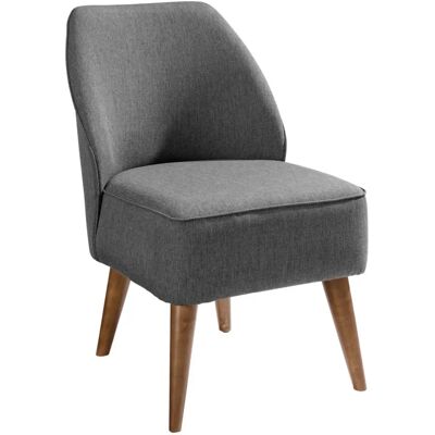Vega Houston Sessel - Skandinavisches Design, Grau Melange, 54x60x82 cm Vega Houston Sessel - Skandinavisches Design, Grau Melange, 54x60x82 cm