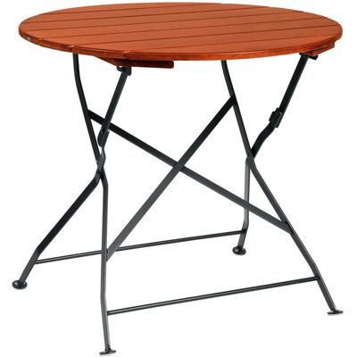 Vega - Tavolo Bavaria rotondo - 74x80 cm - Kastanie - Table Vega - Tavolo Bavaria rotondo - 74x80 cm - Kastanie - Table