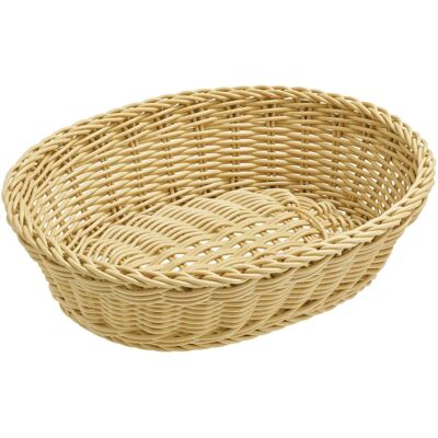 Vega Marke Igato Ovaler Korb 25x19x6.5cm Beige - Korb Vega Marke Igato Ovaler Korb 25x19x6.5cm Beige - Korb