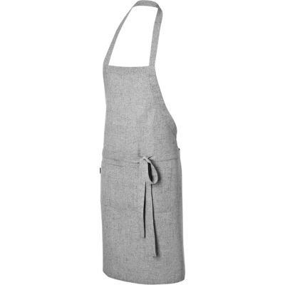 Jobeline Mora Unisex-Schürze - 88x80 cm, Hellgrau, Polyester Jobeline Mora Unisex-Schürze - 88x80 cm, Hellgrau, Polyester