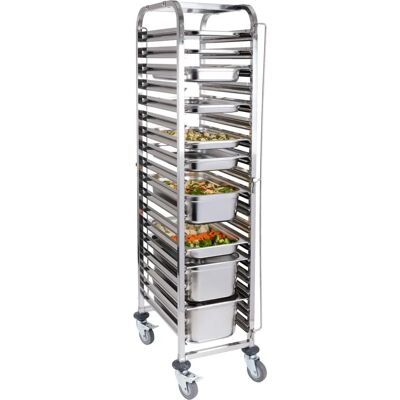 PULSIVA Edelstahlwagen GN18 - Carrello PULSIVA Edelstahlwagen GN18 - Carrello
