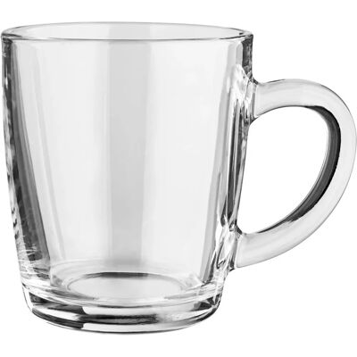 Pasabahçe Basic Teeglas - 340ml hitzebeständiges Glas mit Henkel Pasabahçe Basic Teeglas - 340ml hitzebeständiges Glas mit Henkel