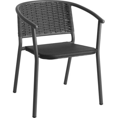 Vega Tacoma Stuhl - Stapelbar, Outdoor, Anthrazit - Stuhl Vega Tacoma Stuhl - Stapelbar, Outdoor, Anthrazit - Stuhl