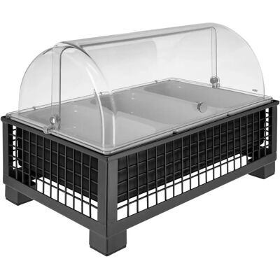 Vega Vetrina Aufbewahrungs- & Präsentationsset - GN 1/3, Weiß, Anthrazit, Transparent Vega Vetrina Aufbewahrungs- & Präsentationsset - GN 1/3, Weiß, Anthrazit, Transparent
