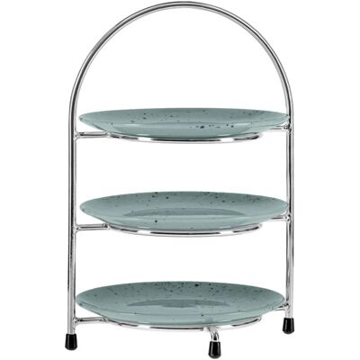 Vega Anthea 3-stöckige Etagere - Eleganter Präsentationsständer Vega Anthea 3-stöckige Etagere - Eleganter Präsentationsständer