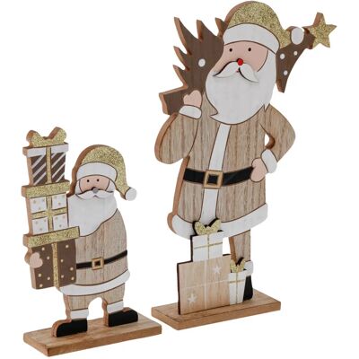 Set di Decorazioni Babbo Natale Vega - 17x30cm - Natale Set di Decorazioni Babbo Natale Vega - 17x30cm - Natale