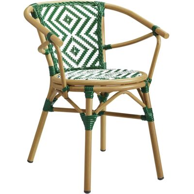 Vega Estilo Gartensessel - Stapelbar, Aluminium, UV-beständig Vega Estilo Gartensessel - Stapelbar, Aluminium, UV-beständig