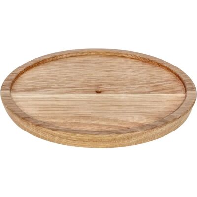 Vega Cornu Holztablett - Eiche - Rund - 20.8x2 cm Vega Cornu Holztablett - Eiche - Rund - 20.8x2 cm