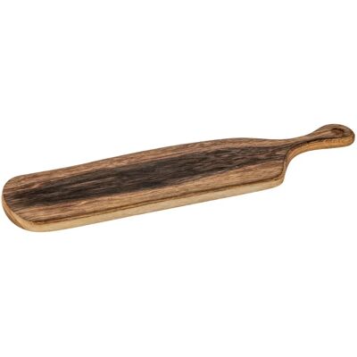 Vega Massives Eichenholz Verbrannte Oberfläche Rechteckige Servierplatte - Serving Board Vega Massives Eichenholz Verbrannte Oberfläche Rechteckige Servierplatte - Serving Board