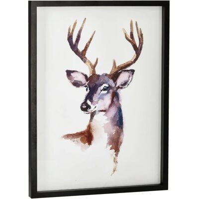 Vega - Arvida - 30x40 cm - schwarz/weiß/braun - Wall art Vega - Arvida - 30x40 cm - schwarz/weiß/braun - Wall art